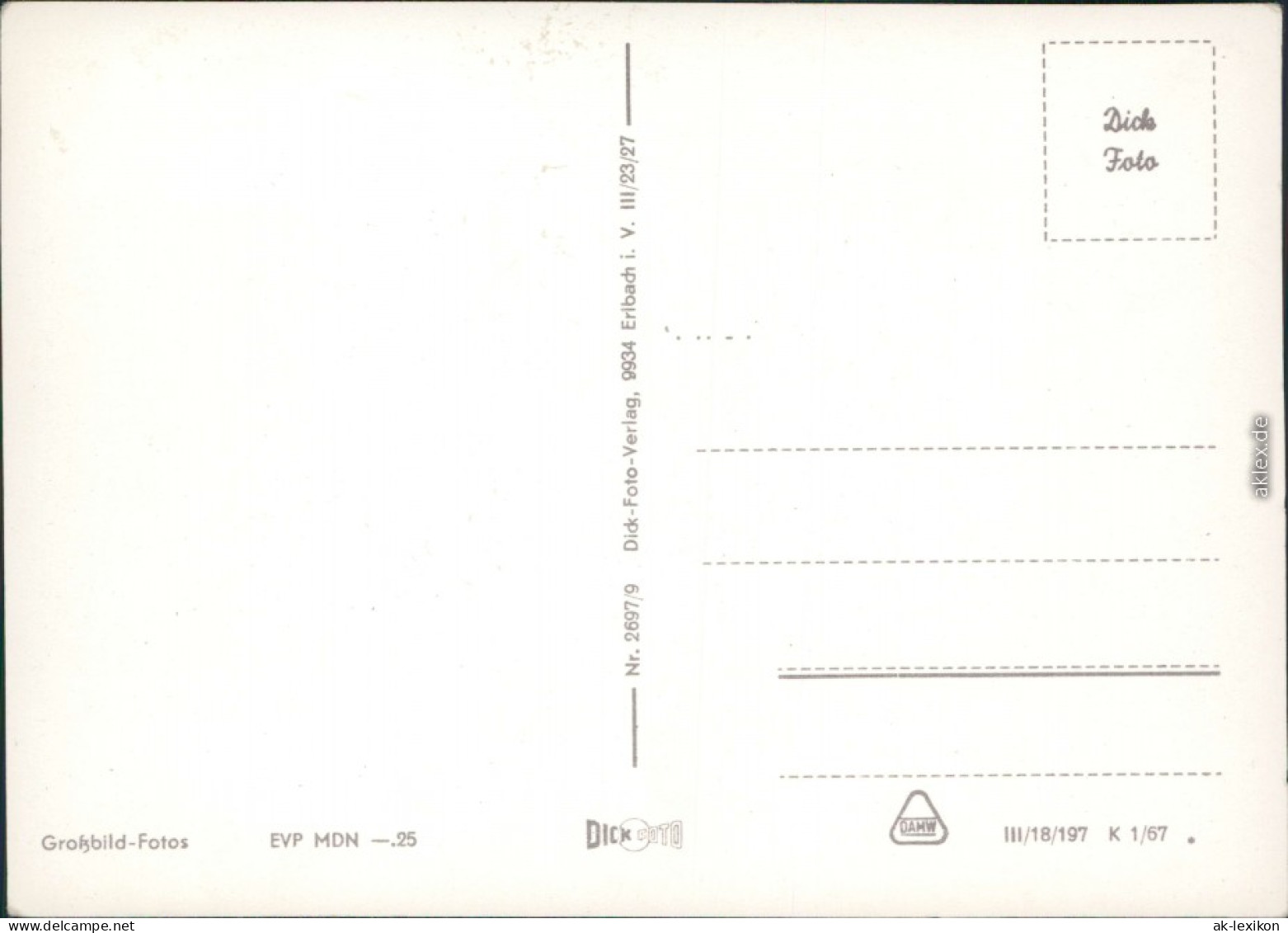 Bad Brambach Vogtland-Haus, Sanatorium Joliot-Curie-Haus Festhalle 1957 - Bad Brambach