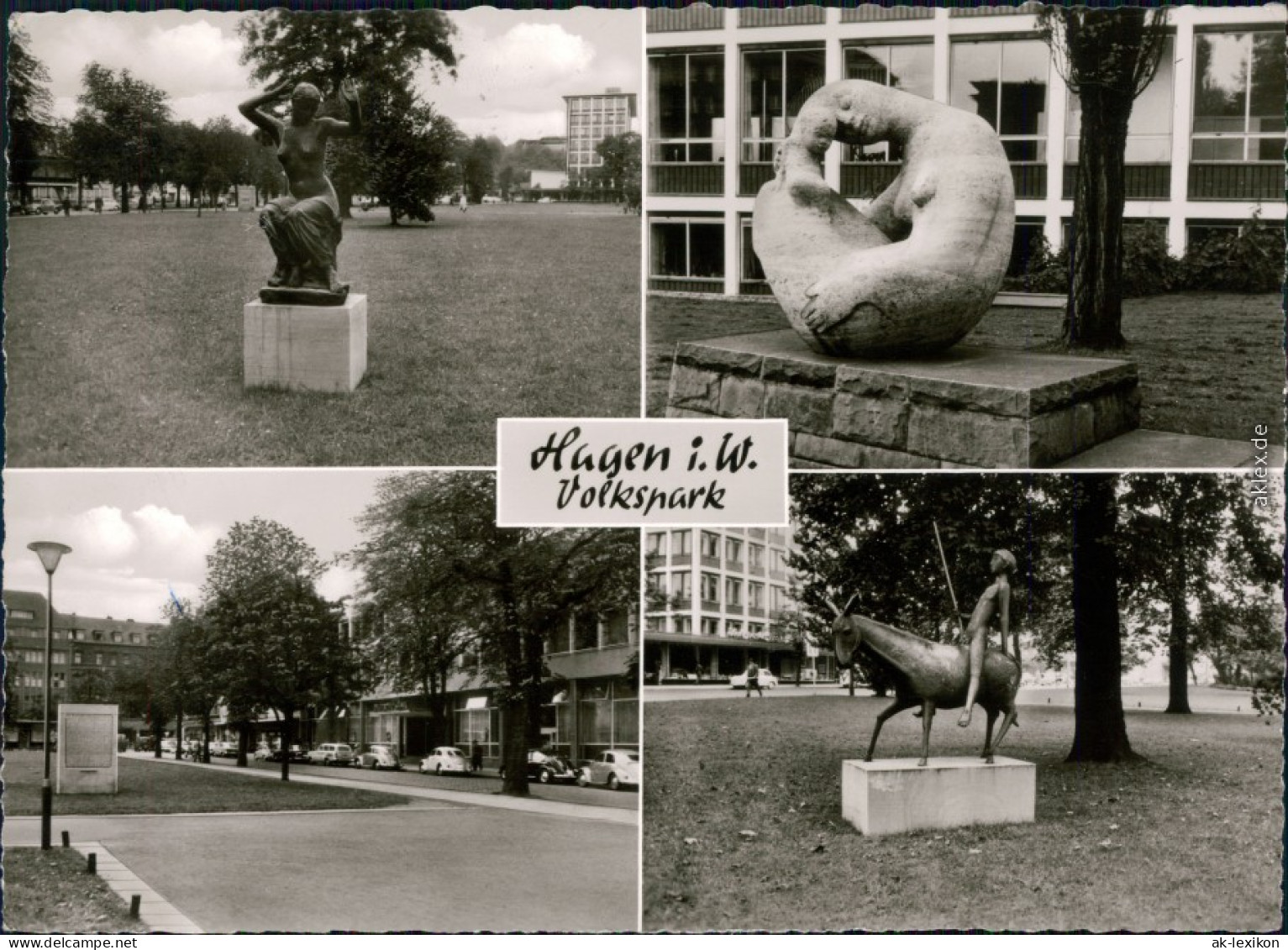 Ansichtskarte Hagen (Westfalen) Volkspark 1964 - Hagen