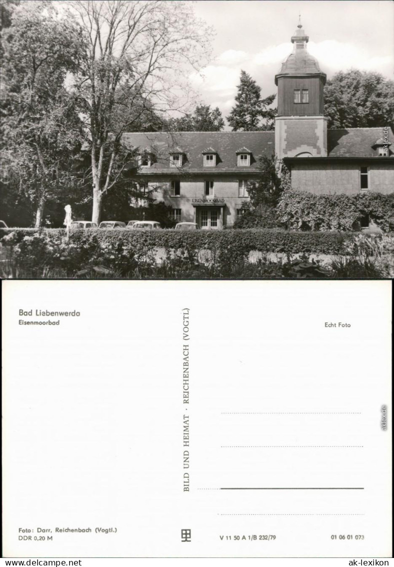 Ansichtskarte Bad Liebenwerda Eisenmoorbad 1979 - Bad Liebenwerda