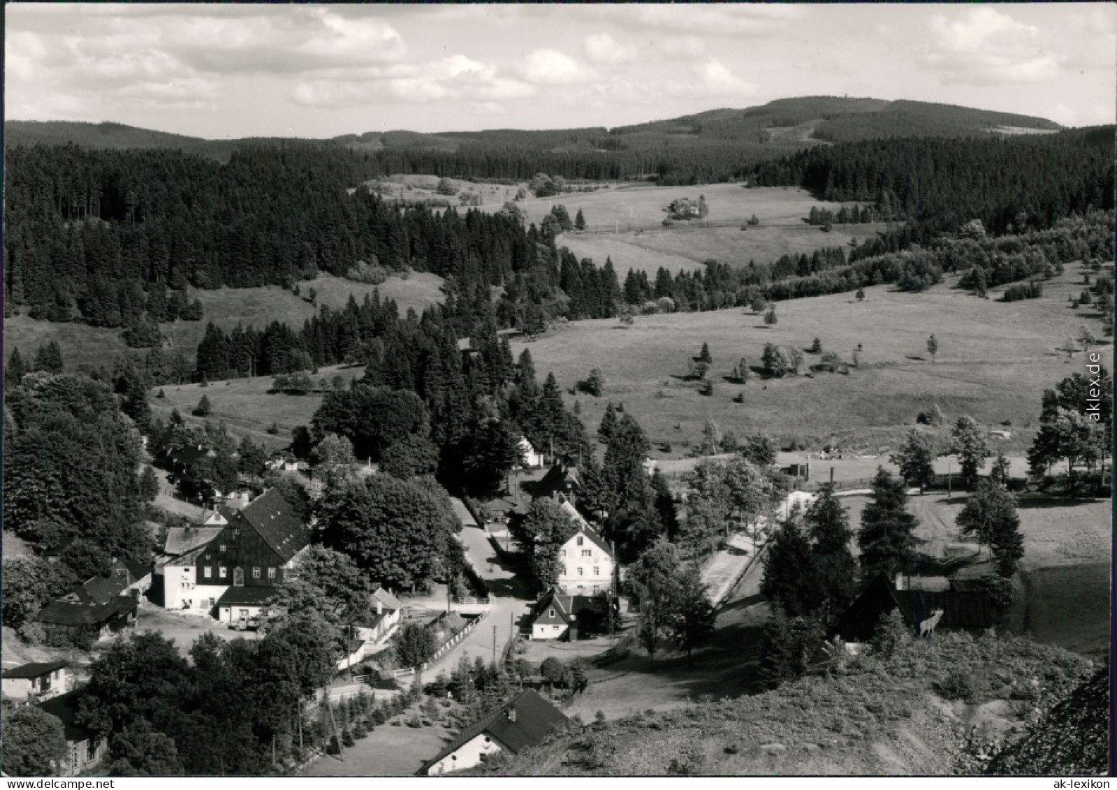 Ansichtskarte Johanngeorgenstadt Panorama-Ansicht 1957 - Johanngeorgenstadt