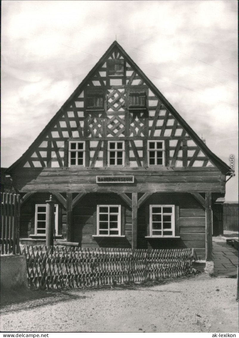 Ansichtskarte Landwüst-Markneukirchen Vogtländisches Bauernmuseum 1972 - Markneukirchen