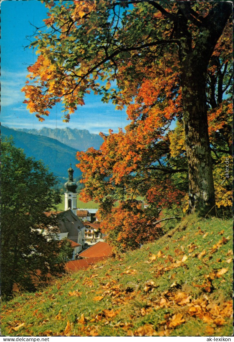 Ansichtskarte Reit Im Winkl Kirche, Wilder Kaiser 1971 - Reit Im Winkl