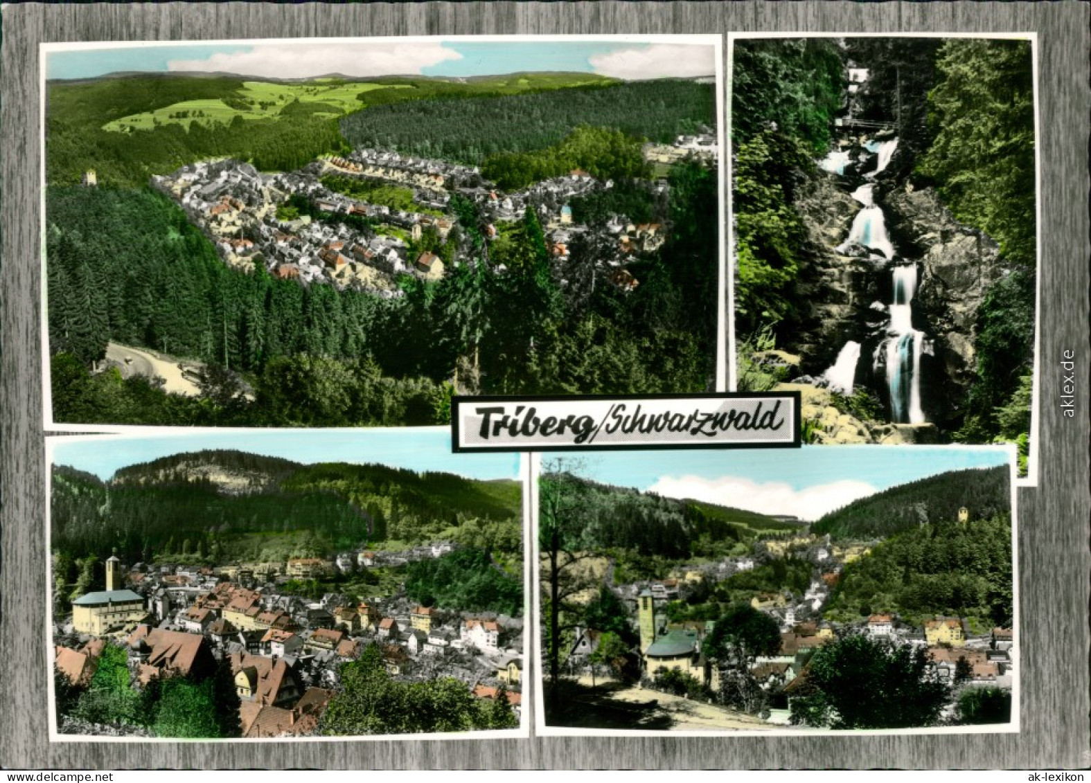 Triberg Im Schwarzwald Panorama-Ansichten, Kaskaden-Wasserfall 1985 - Triberg