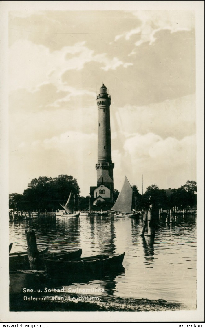 Osternothafen (Ostswine)-Swinemünde Warszów Świnoujście Schiffe 1932 - Pommern