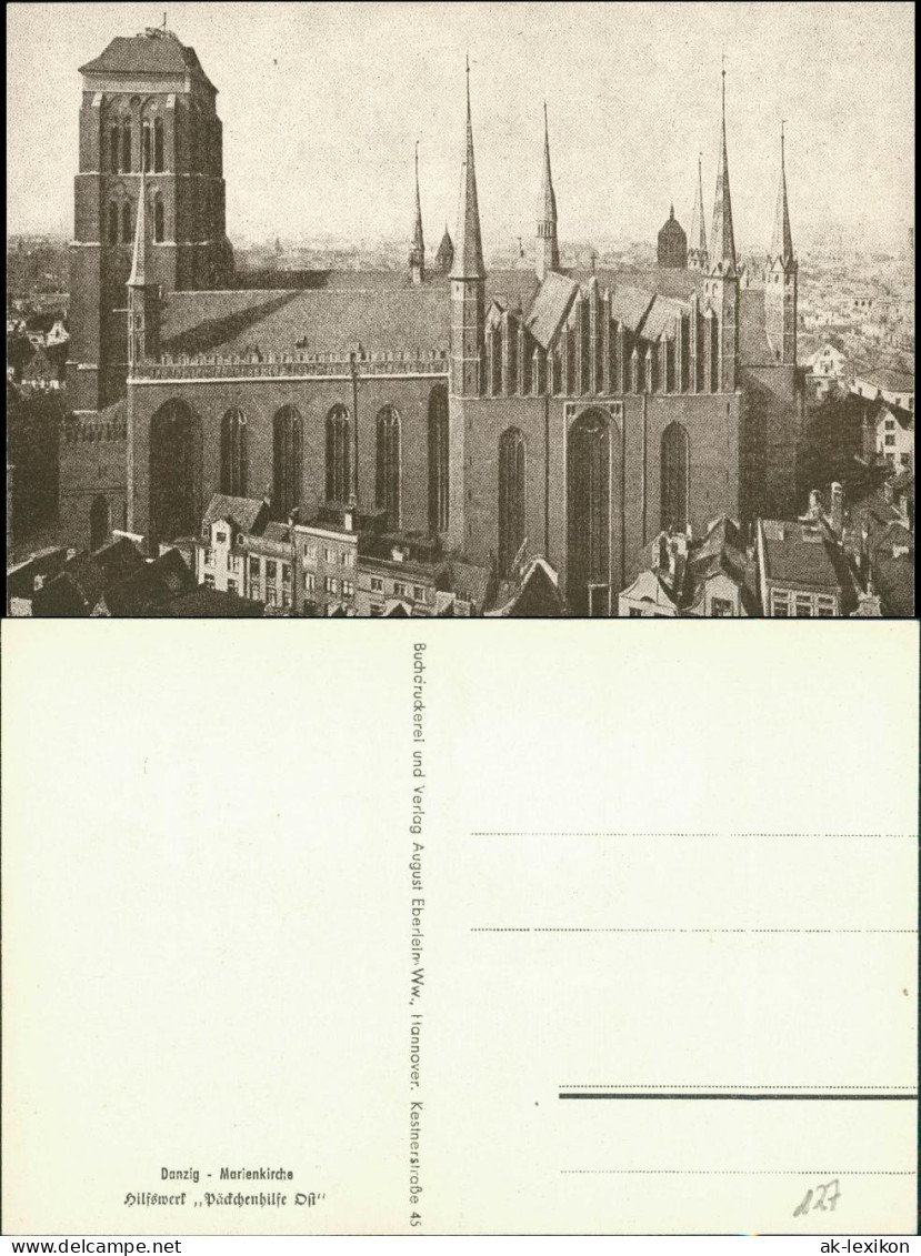 Postcard Danzig Gdańsk/Gduńsk Stadt, Vertriebenen AK 1966 - Danzig