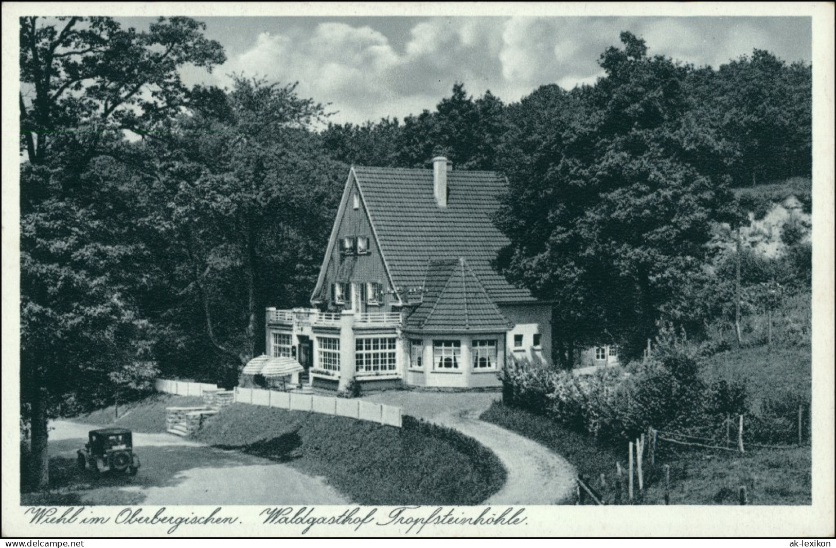 Ansichtskarte Wiehl Waldgasthof Bielstein Köln 1928 - Wiehl