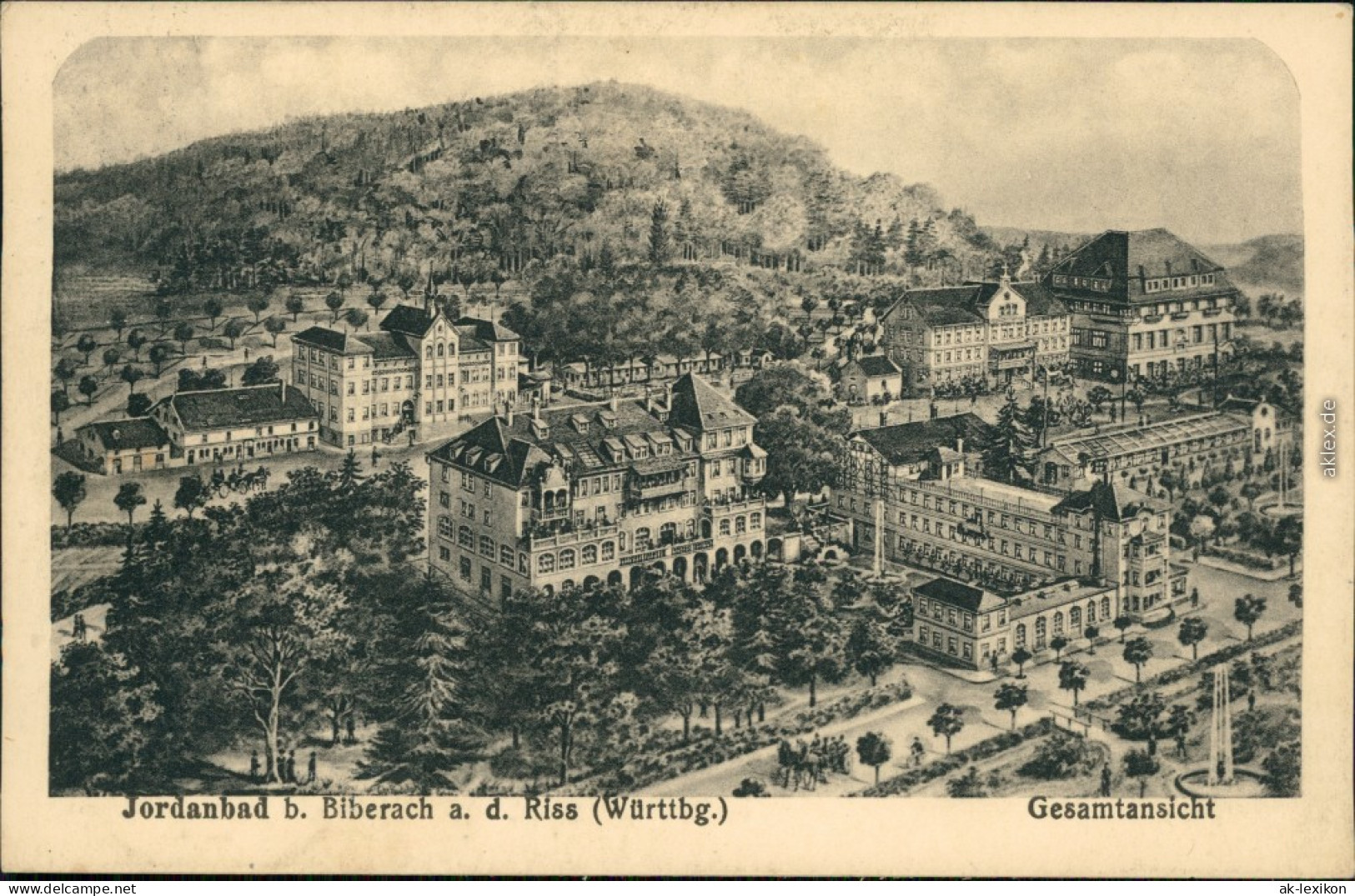 Ansichtskarte Biberach An Der Riß Jordanbad 1926 - Biberach