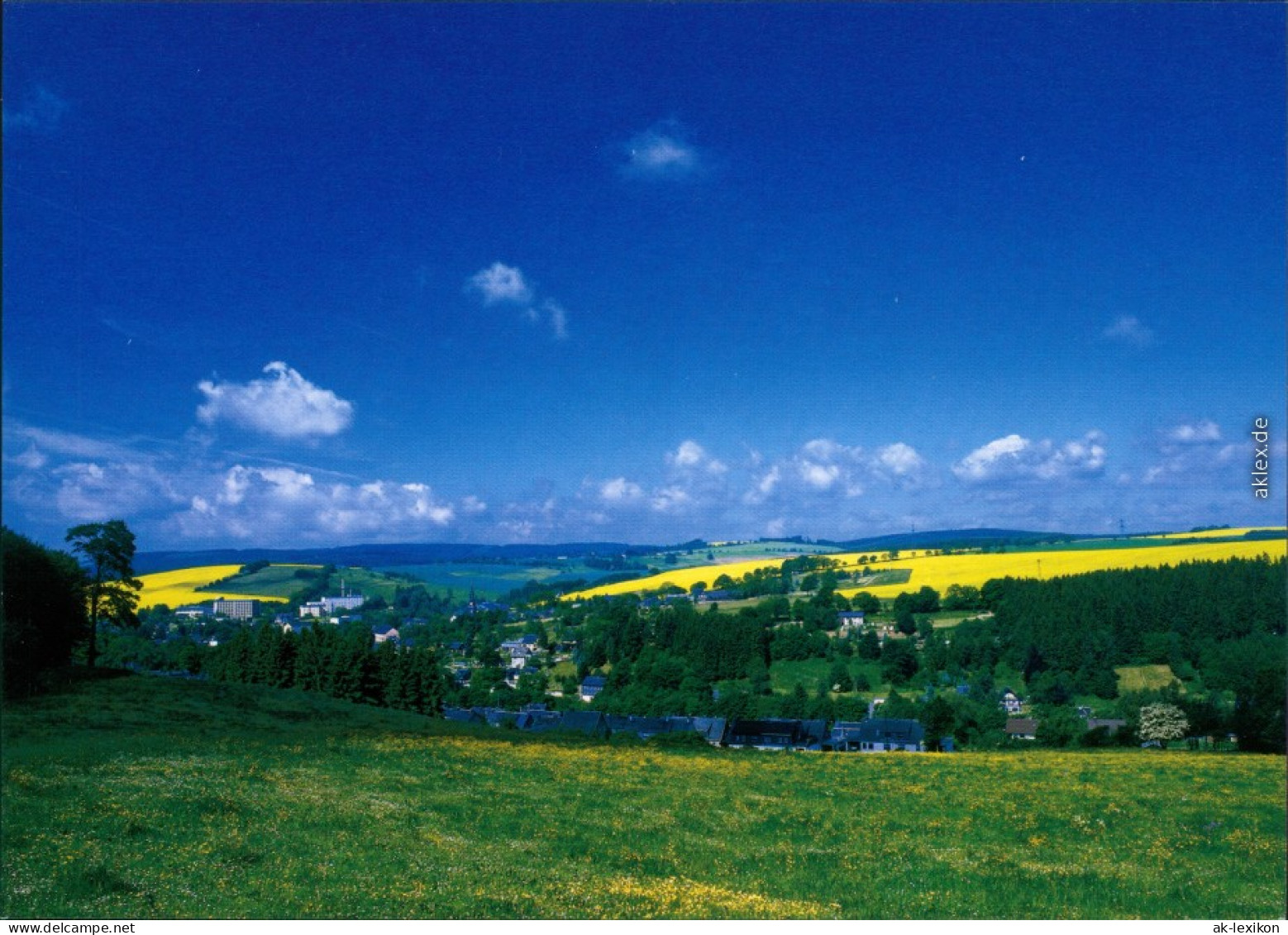 Ansichtskarte Wurzbach Panorama-Ansicht 1995 - Wurzbach