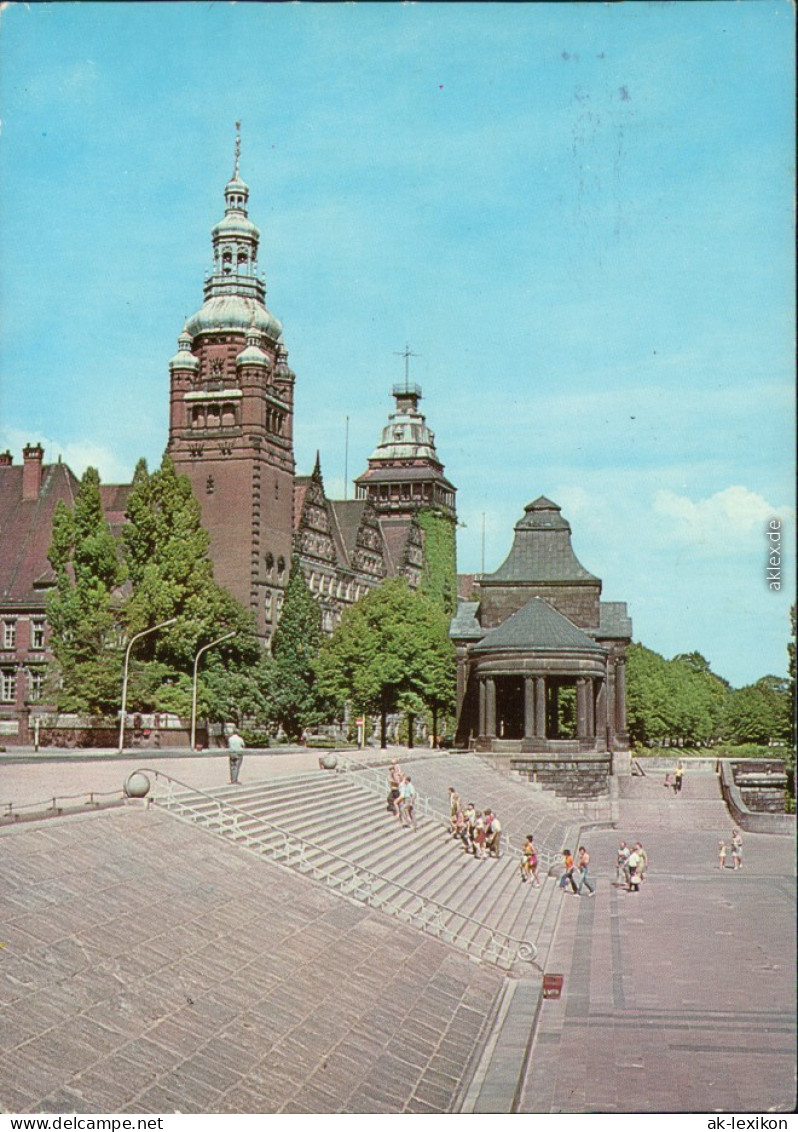 Ansichtskarte Stettin Szczecin Wały Chrobrego/Hakenterrasse 1975 - Pommern