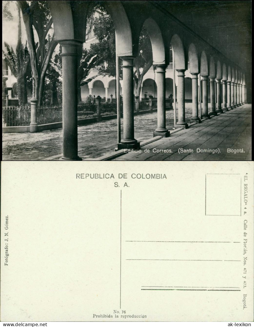 Postcard Santa Fe De Bogotá (D.C.) Edificio De Correos 1927 - Kolumbien