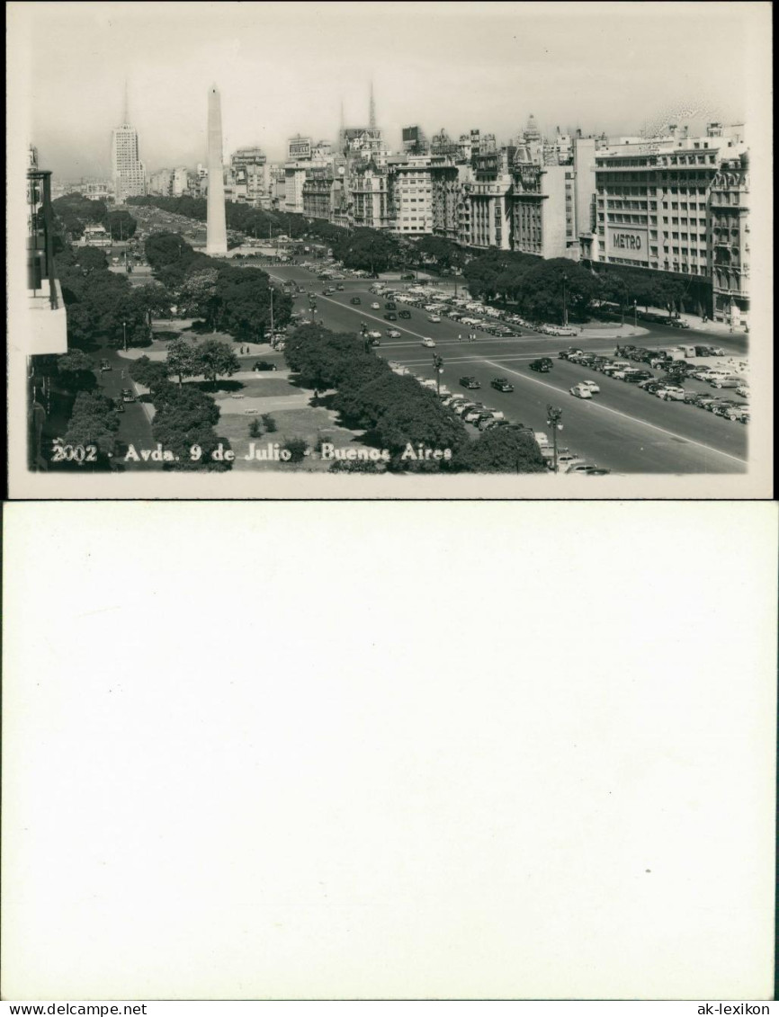 Foto Buenos Aires Avda 9. De Julio 1933 Privatfoto - Argentina