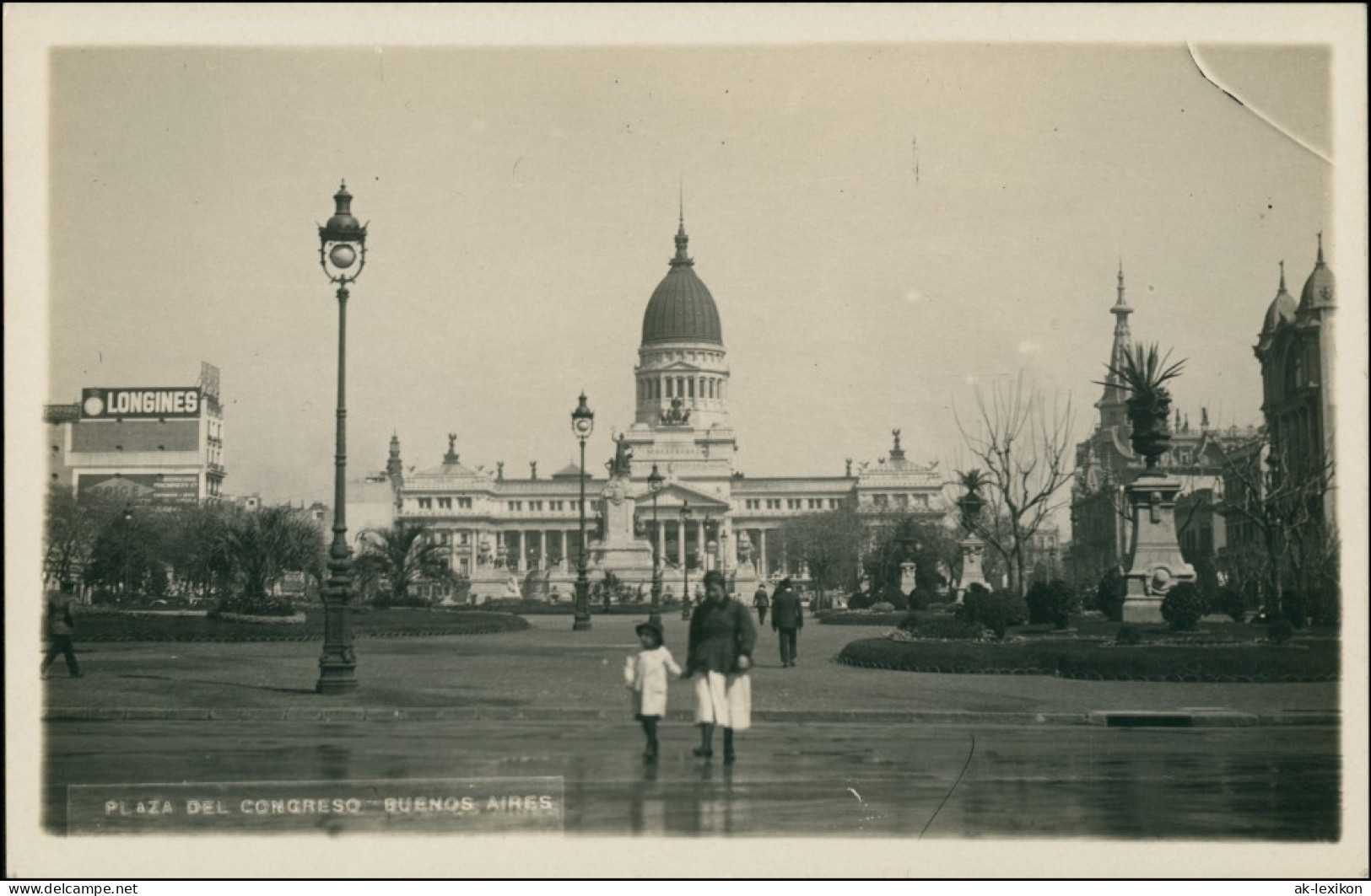 Postcard Buenos Aires Plaza Del Congreso 1932 - Argentina