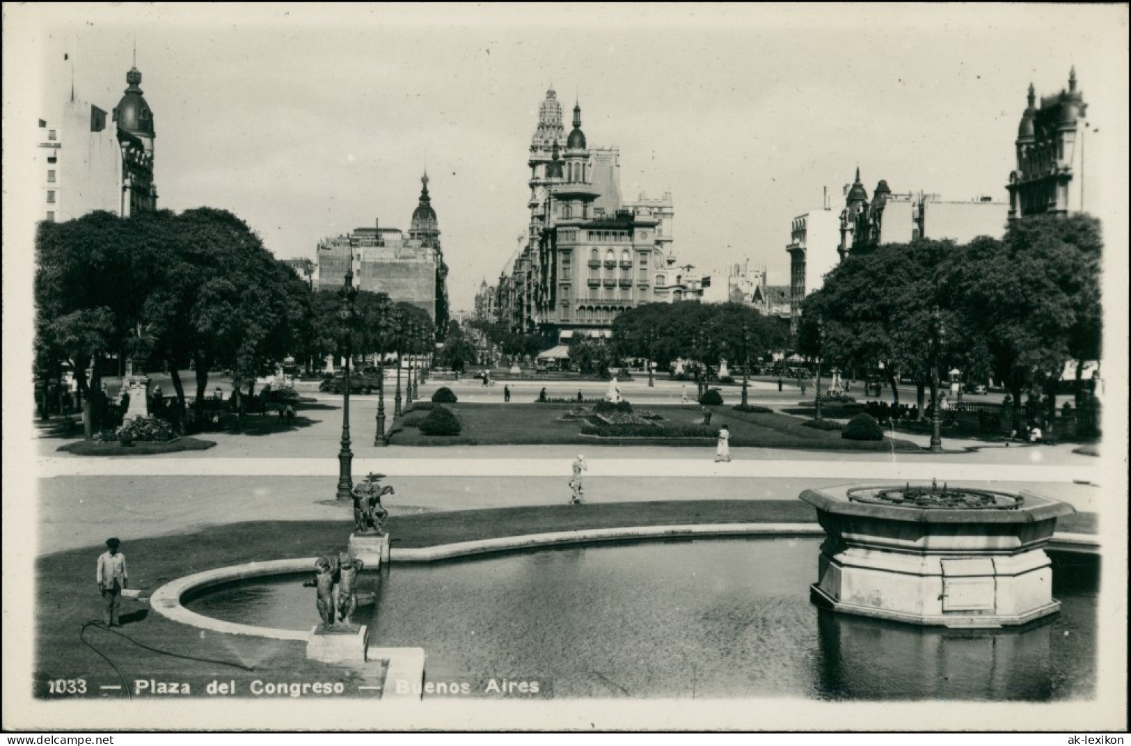 Foto Buenos Aires Plaza Del Congreso 1932 Privatfoto - Argentina