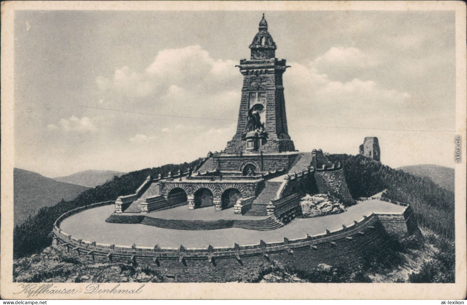 Kelbra (Kyffhäuser) Kaiser-Friedrich-Wilhelm/Barbarossa-Denkmal 1935 - Kyffhaeuser