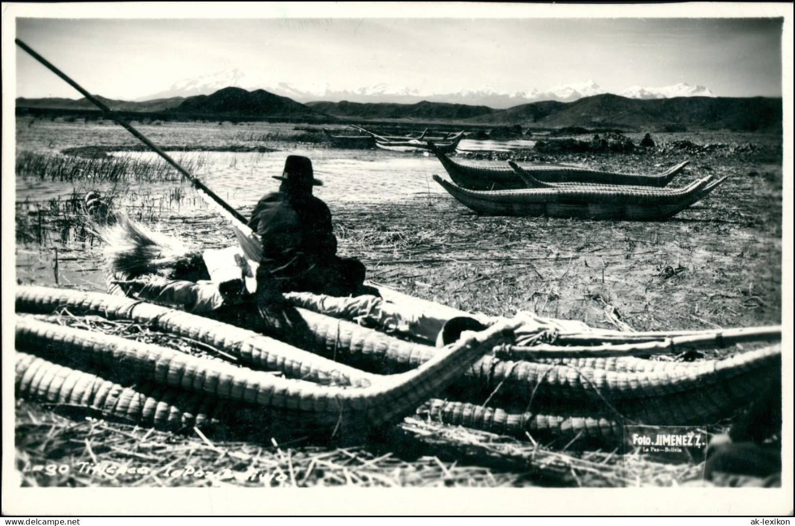 Postcard Copacabana (Bolivien) Schifbbote Titicacasee 1930 - Bolivien