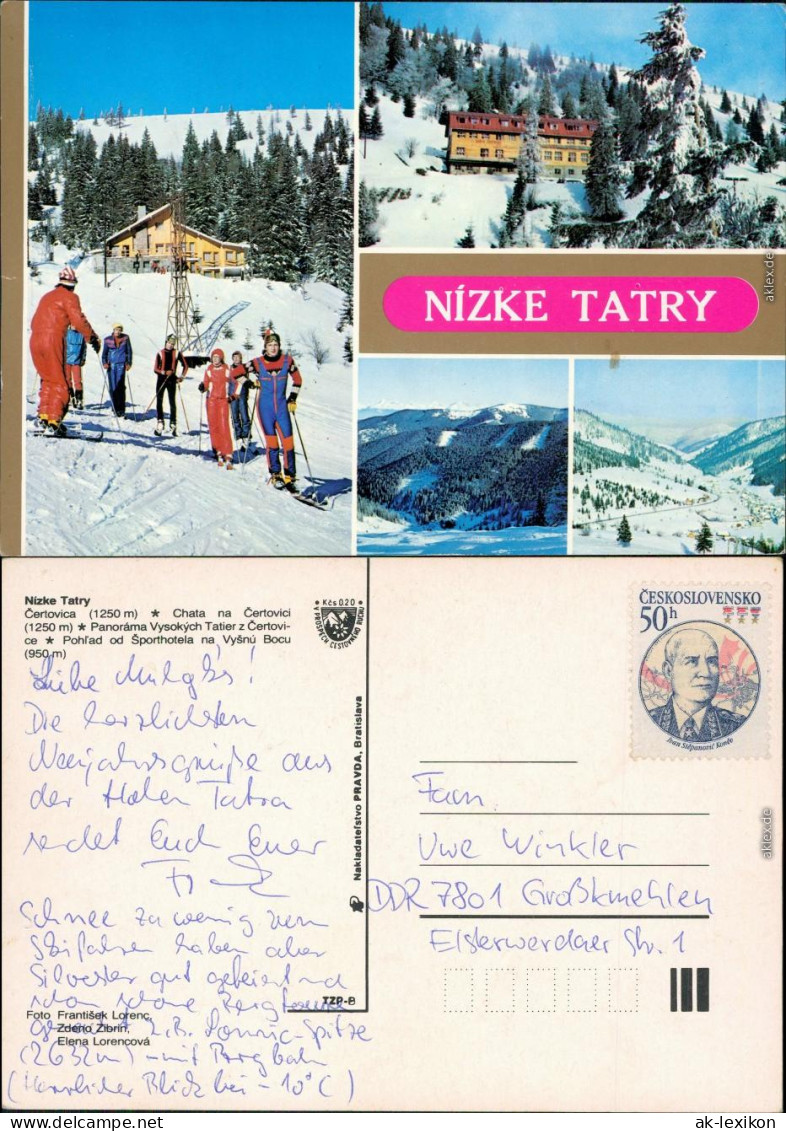 Vyšná Boca Nizke Tatry: Čertovica, Chata Na Čertovici, Vysnú Bocu 1985 - Slovaquie