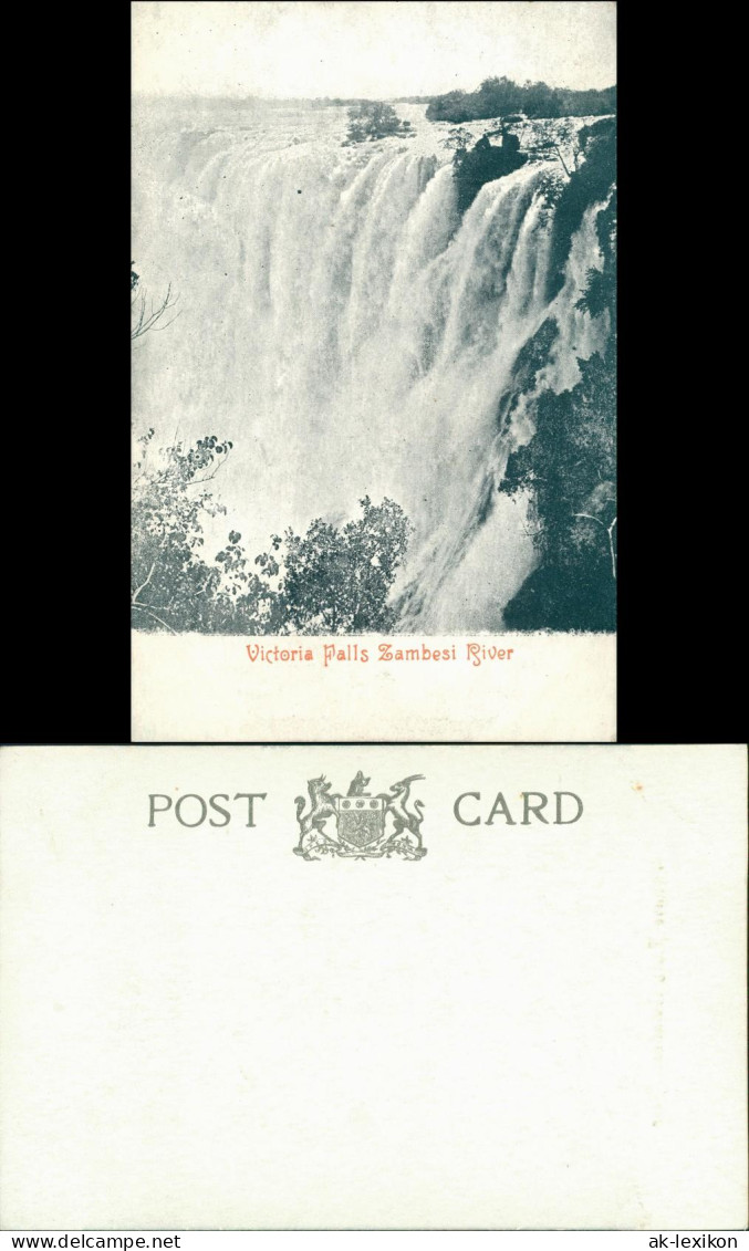 Postcard Region Victoria Falls 1909 - Zimbabwe