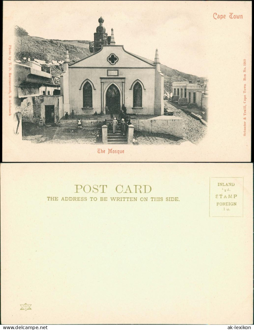 Postcard Kapstadt Kaapstad The Mosque - Die Moschee 1908 - South Africa