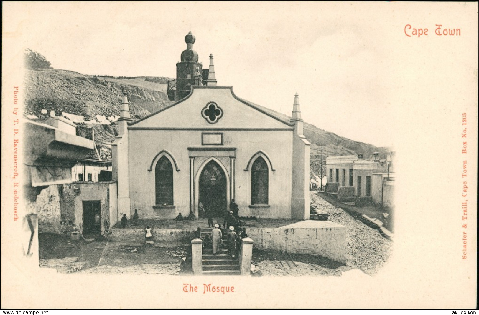 Postcard Kapstadt Kaapstad The Mosque - Die Moschee 1908 - South Africa