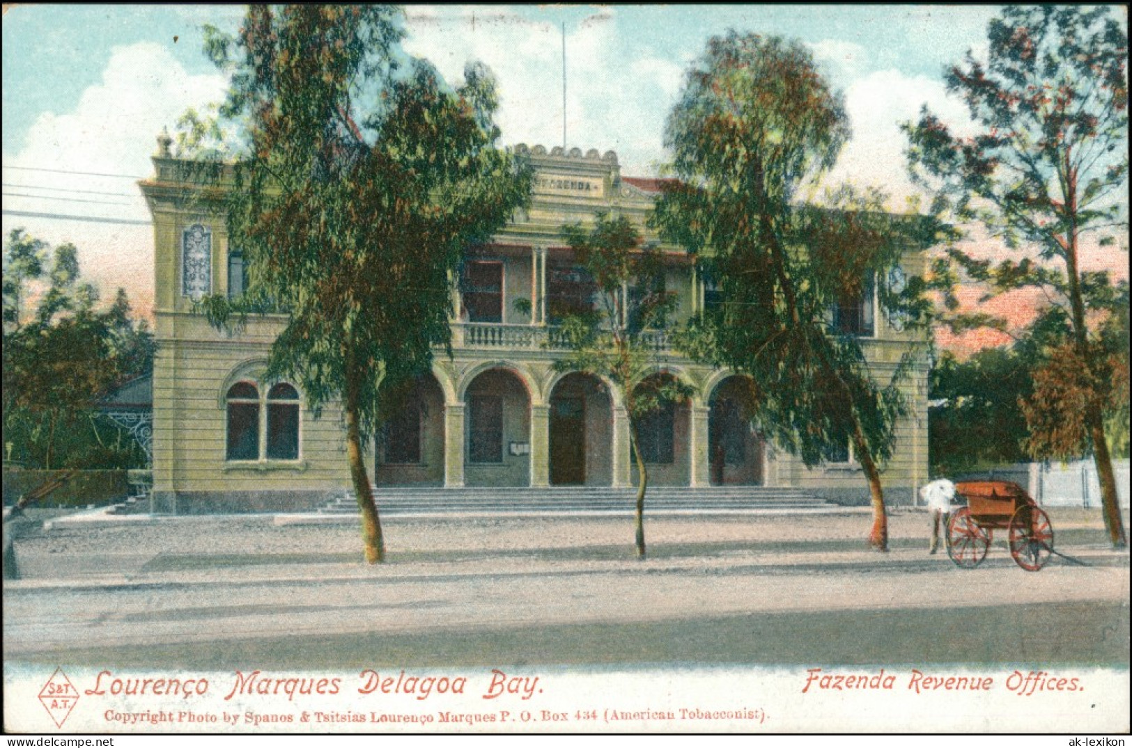 Maputo (Lourenço Marques) Fazenda Revenue Offices Delagoa Bay Mozambique 1911 - Mozambico