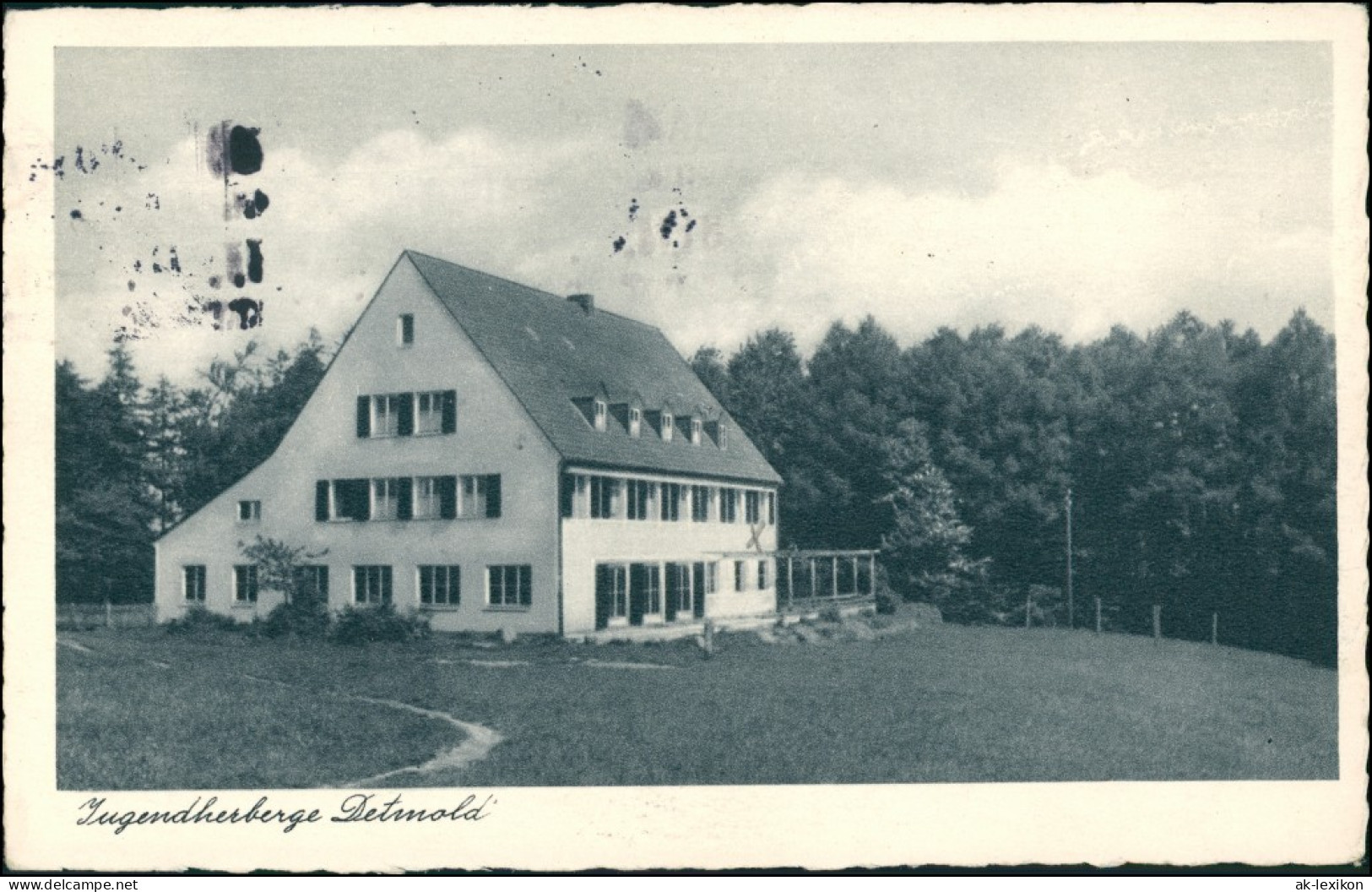 Ansichtskarte Detmold Jugendherberge Schanze 1959 - Detmold