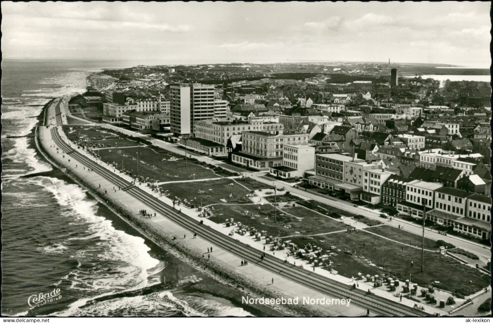 Ansichtskarte Norderney Luftbild 1966 - Norderney