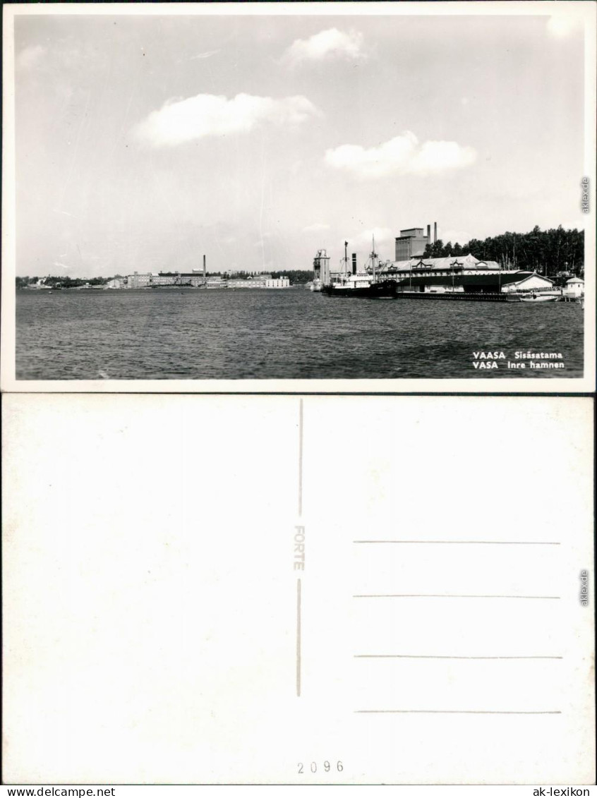 Ansichtskarte Wasa Vaasa Hafenpartie - Industrieanlagen 1932  - Finlandia