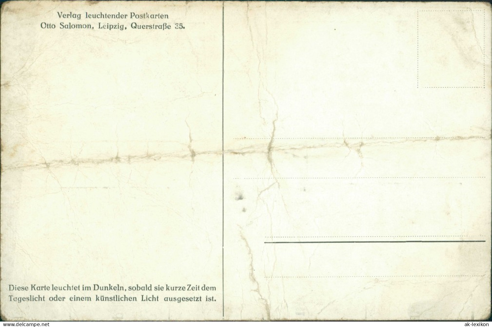 Ansichtskarte  MB_ Radfahrer Steher Leuchtende Radiumkarte 1922 - Non Classés