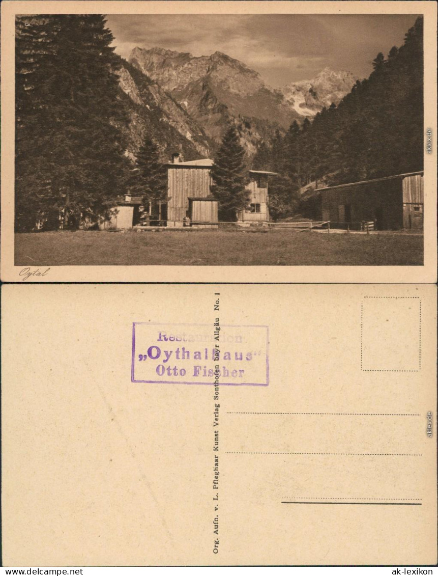 Ansichtskarte Oberstdorf (Allgäu) Oytalhaus 1920 - Oberstdorf