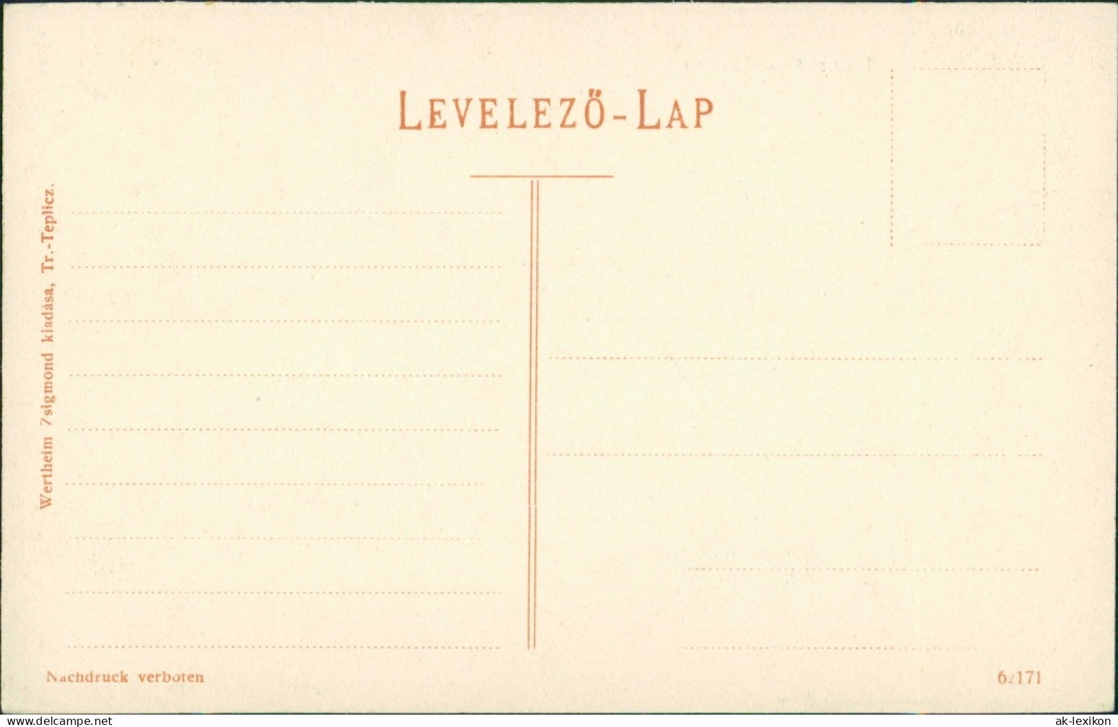 Trentschin-Teplitz Tren&#269;ianske Teplice Trencsénteplic Straßenpartie 1912 - Slovacchia