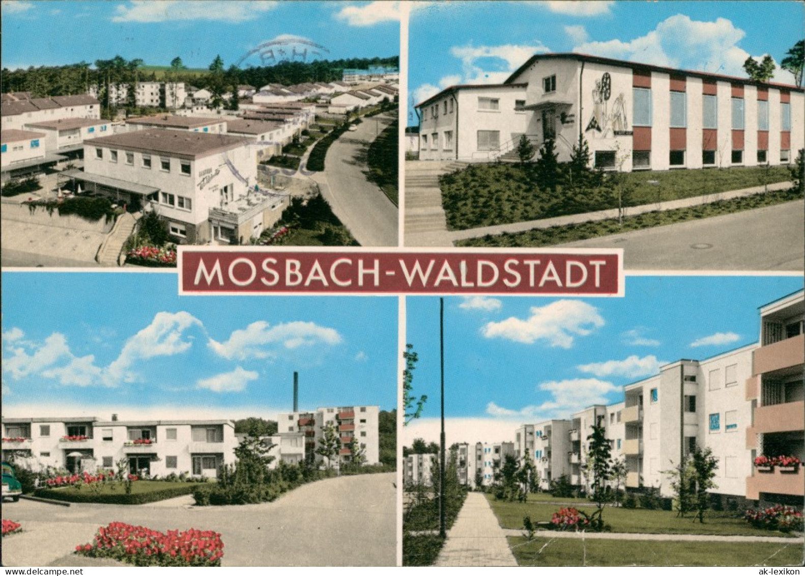 Ansichtskarte Mosbach (Baden) 4 Bild: Siedlung 1965 - Mosbach