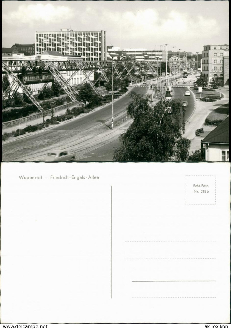 Ansichtskarte Wuppertal Friedrich-Engels-Allee 1965 - Wuppertal