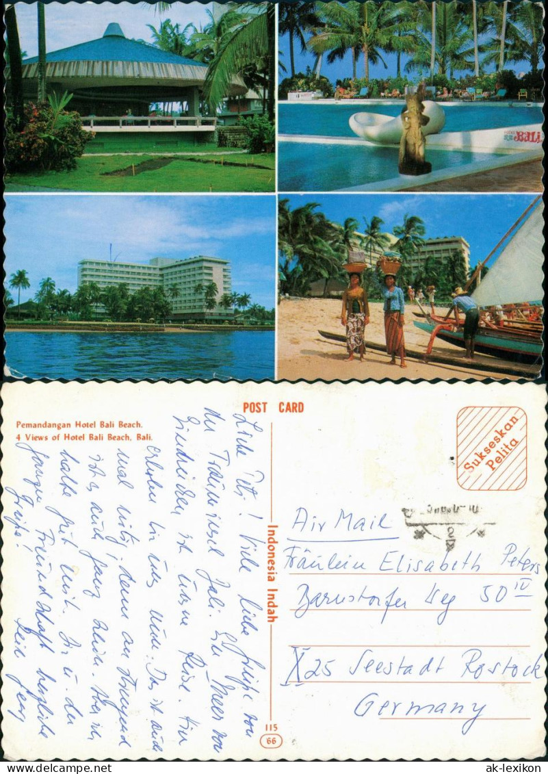 Bali Pemandangan Hotel Bali Beach 4 Views Of Hotel Bali Beach 1966 - Indonesien