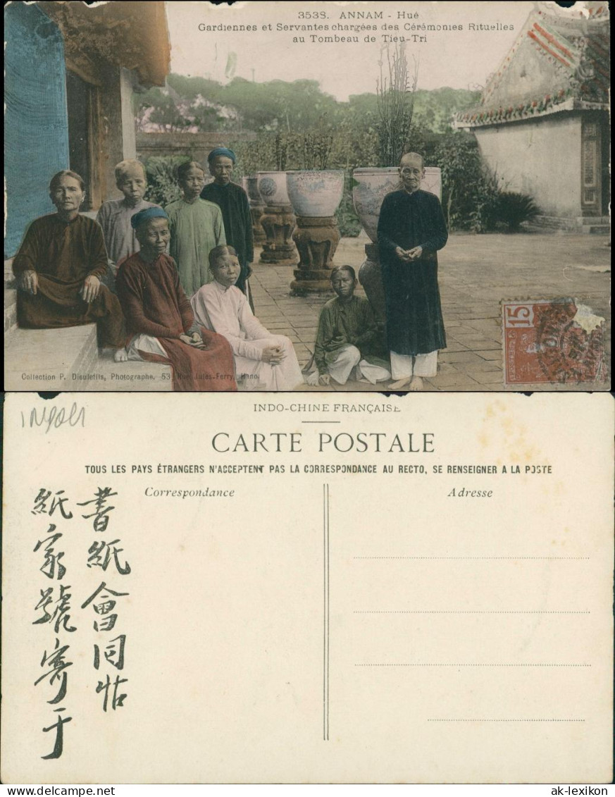 Ansichtskarte  Annam - Vietnam Typen Haus 1911 - Non Classés