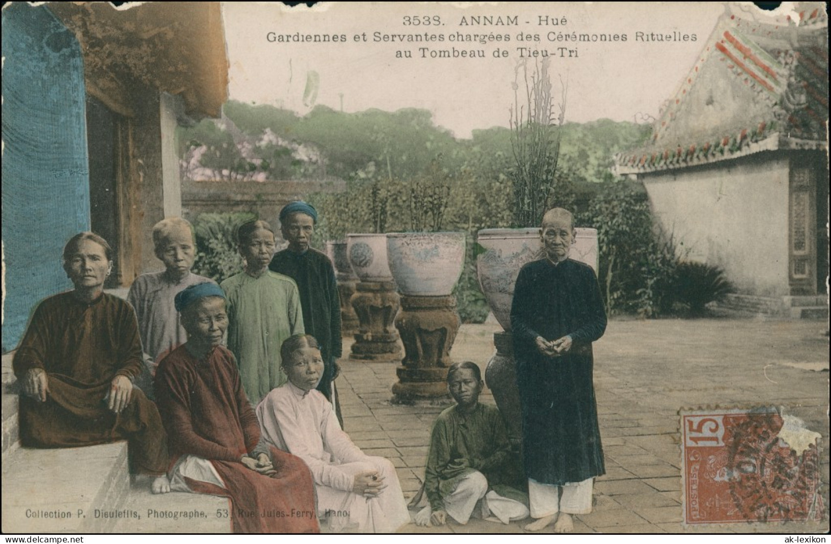 Ansichtskarte  Annam - Vietnam Typen Haus 1911 - Non Classés