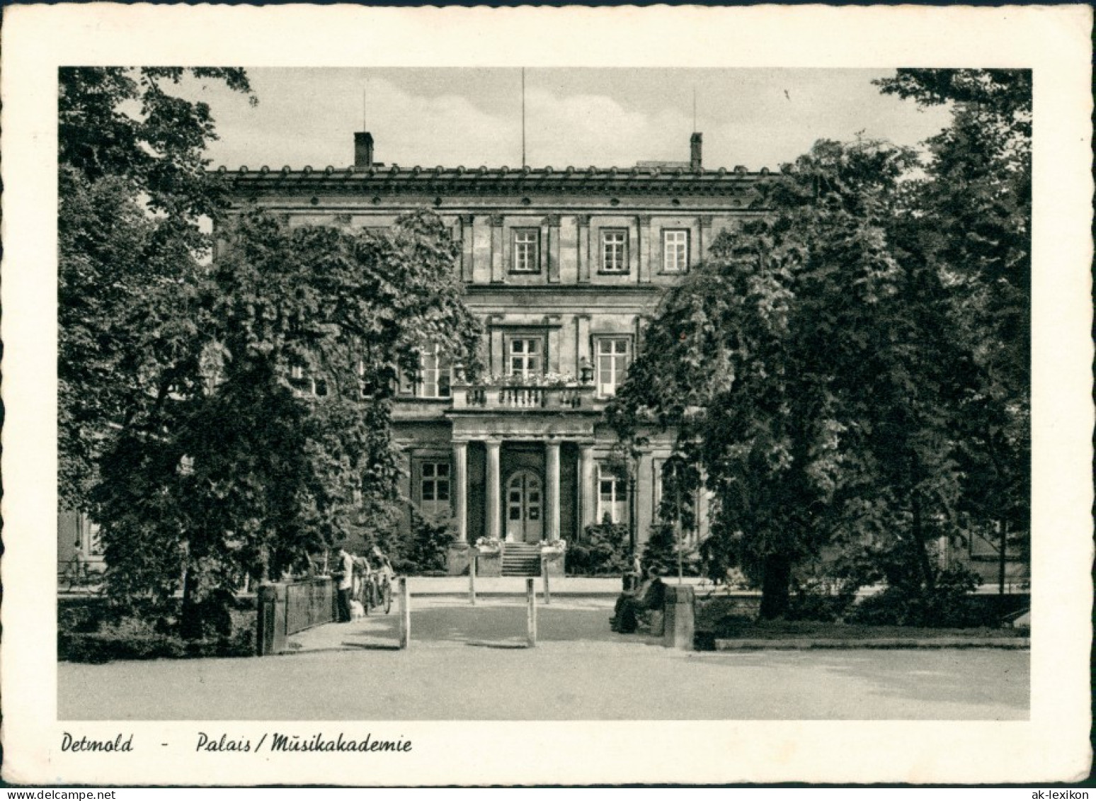 Ansichtskarte Detmold Palais - Musickakademie 1956 - Detmold