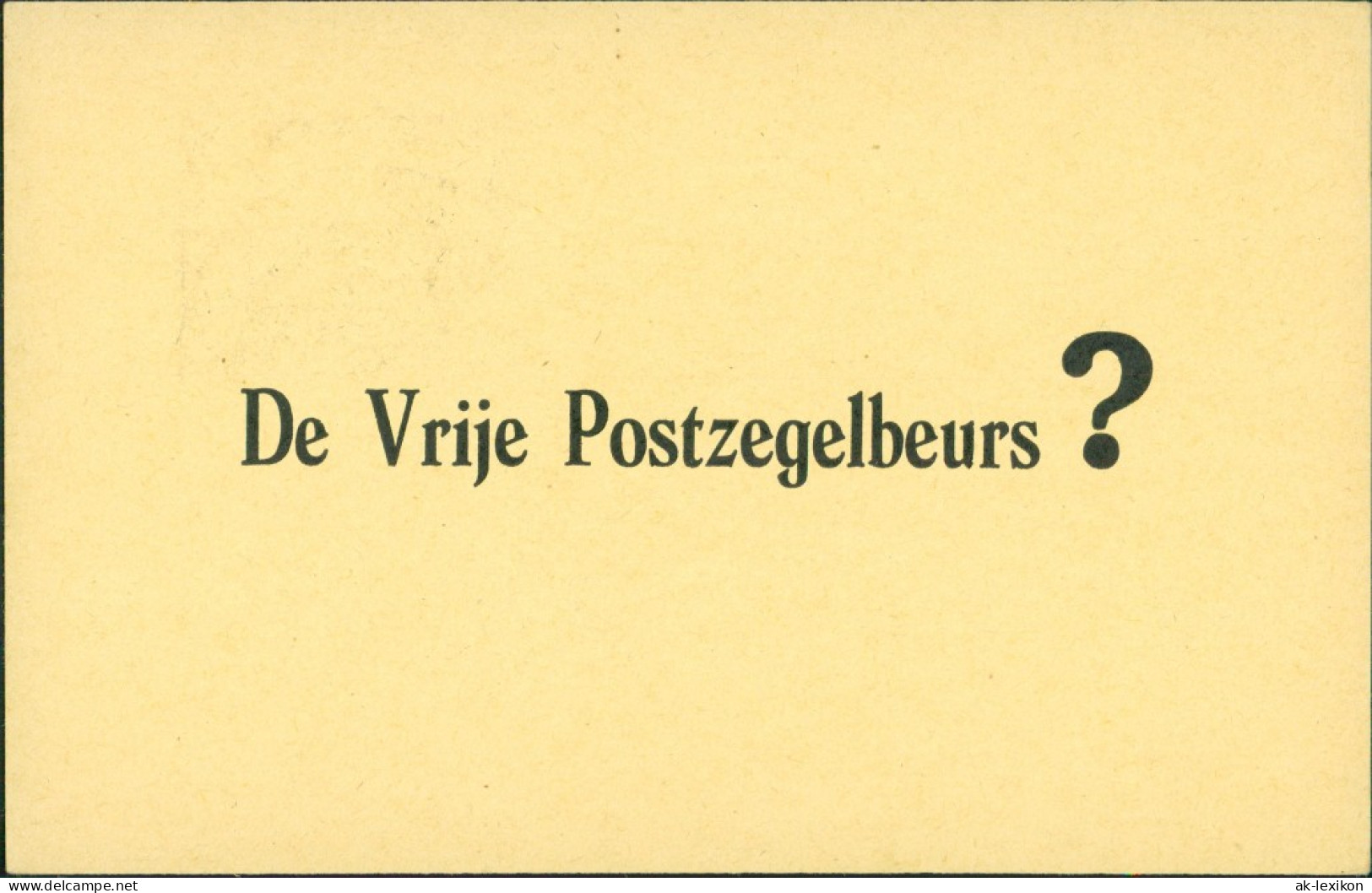 De Vrije Postzegelbeurs ? Sonderstempel Brüssel 1957 - Non Classés