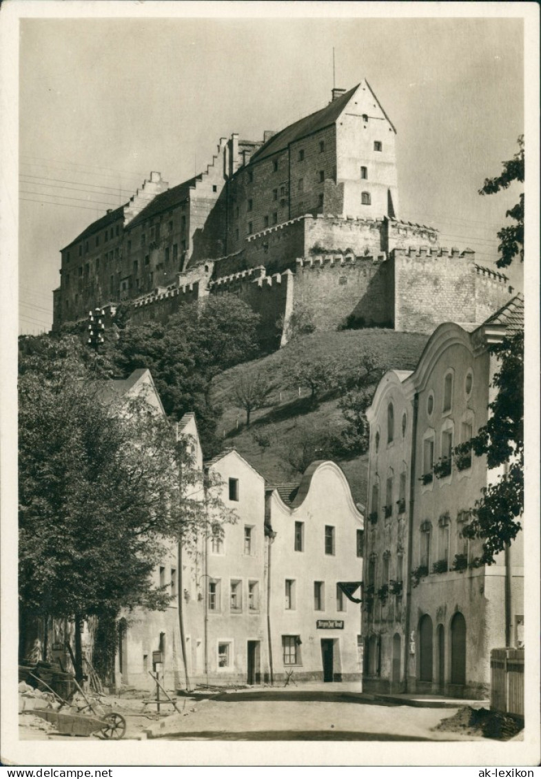 Ansichtskarte Burghausen Schloß Von Der Mautnerstraße 1928 - Burghausen