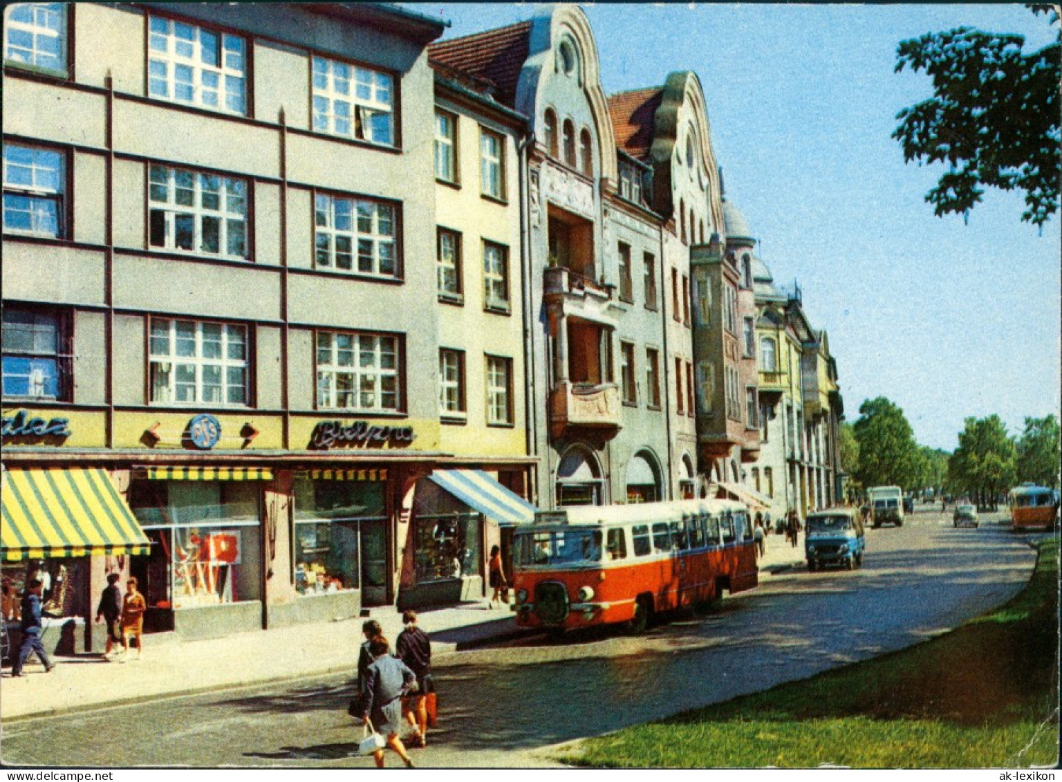 Postcard Stolp S&#322;upsk Ulica 9. March 1975 - Pommern