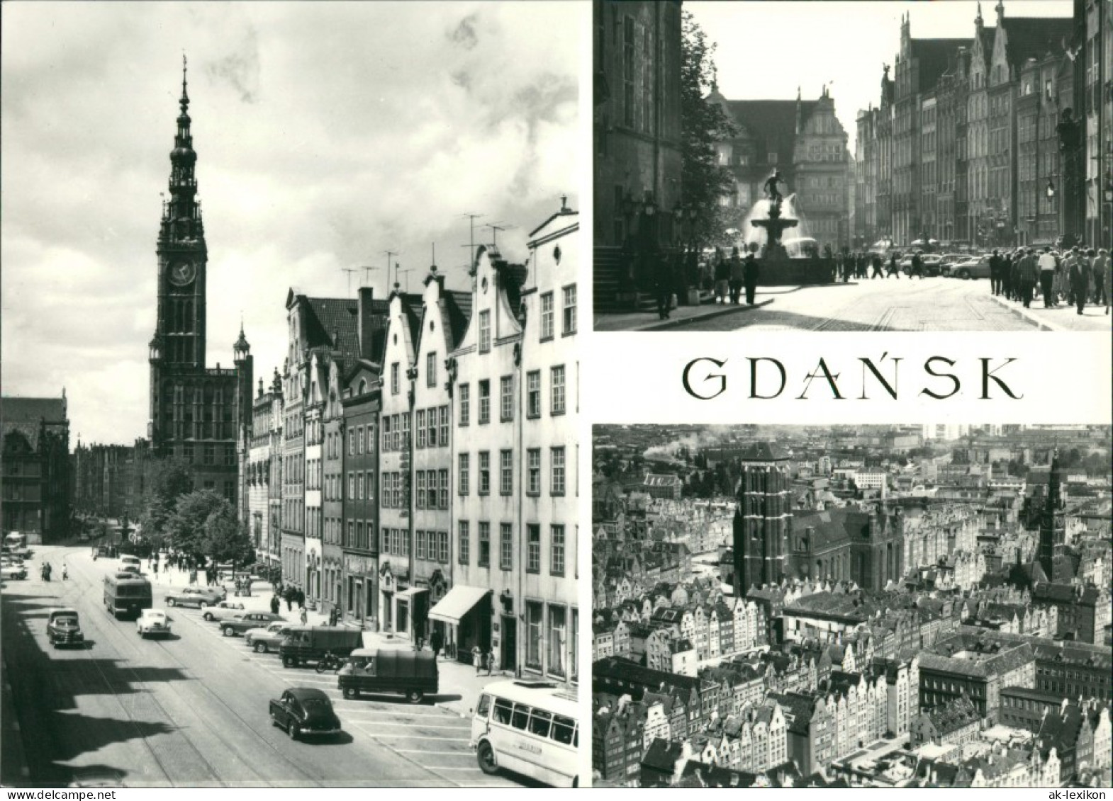 Danzig Gdańsk/Gduńsk Ratusz Główny. Dlugi Targ. Widok Ogólny 1973 - Danzig