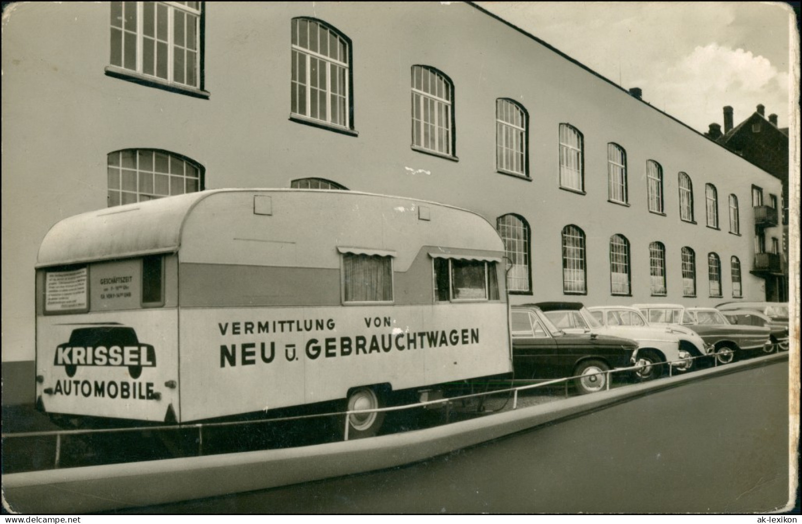 Ansichtskarte  Krissel Automobile Verkaufsstelle VW Mercedes Benz 1962 - Non Classés