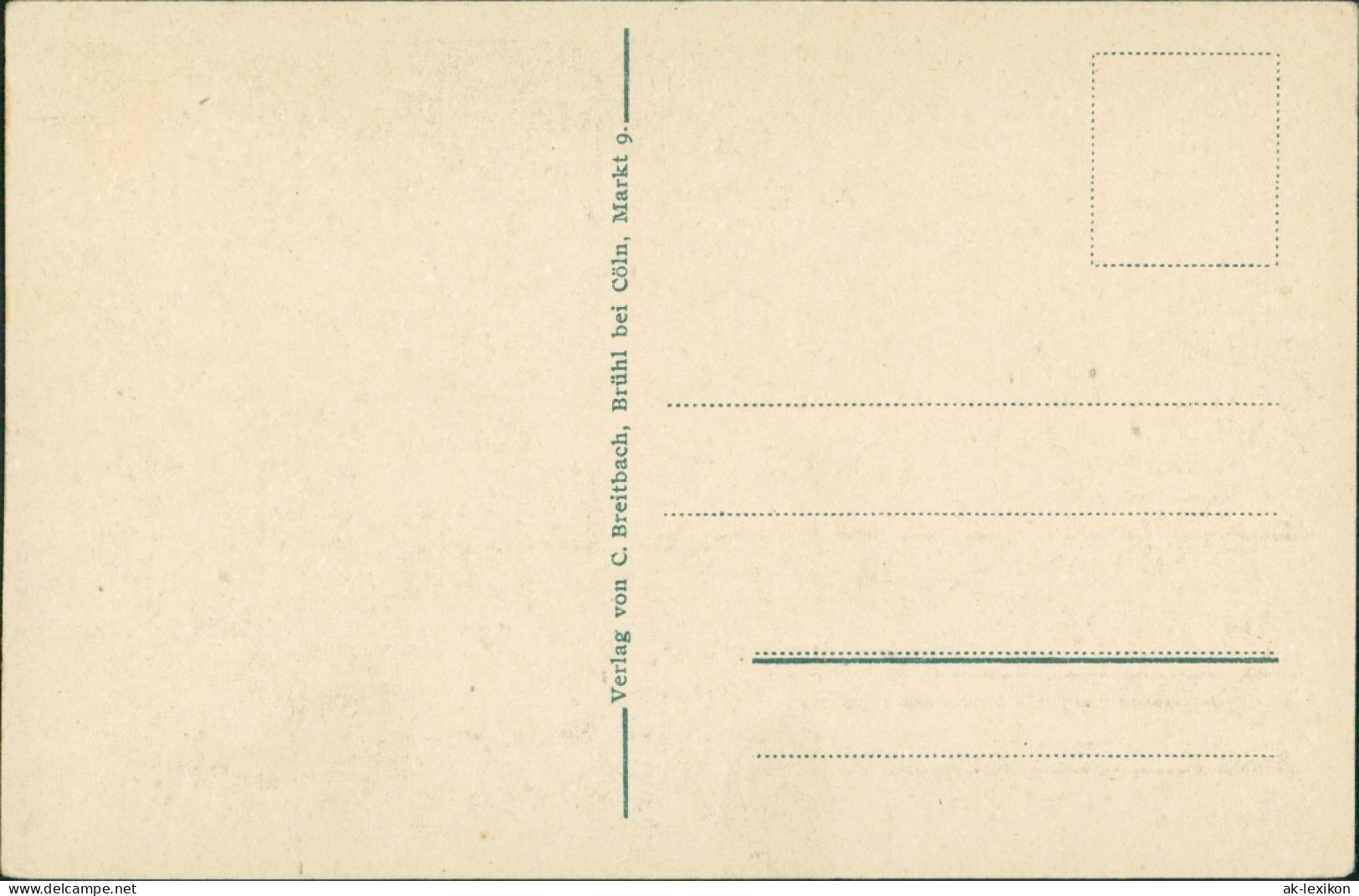 Ansichtskarte Brühl Parkanlage 1922 - Bruehl