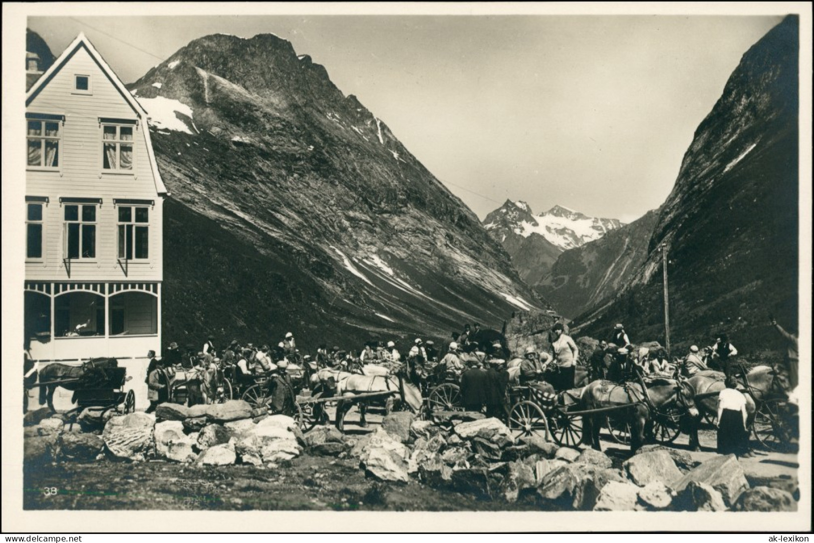 Postcard Hellesylt Hotel Norangsdal - Norge 1928 - Norwegen