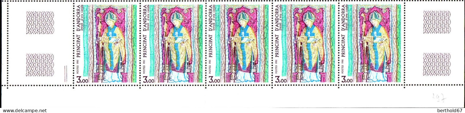 Andorre (F) Poste N** Yv:297 Mi 318 Detall D'una Casulla (Bord De Feuille) - Unused Stamps