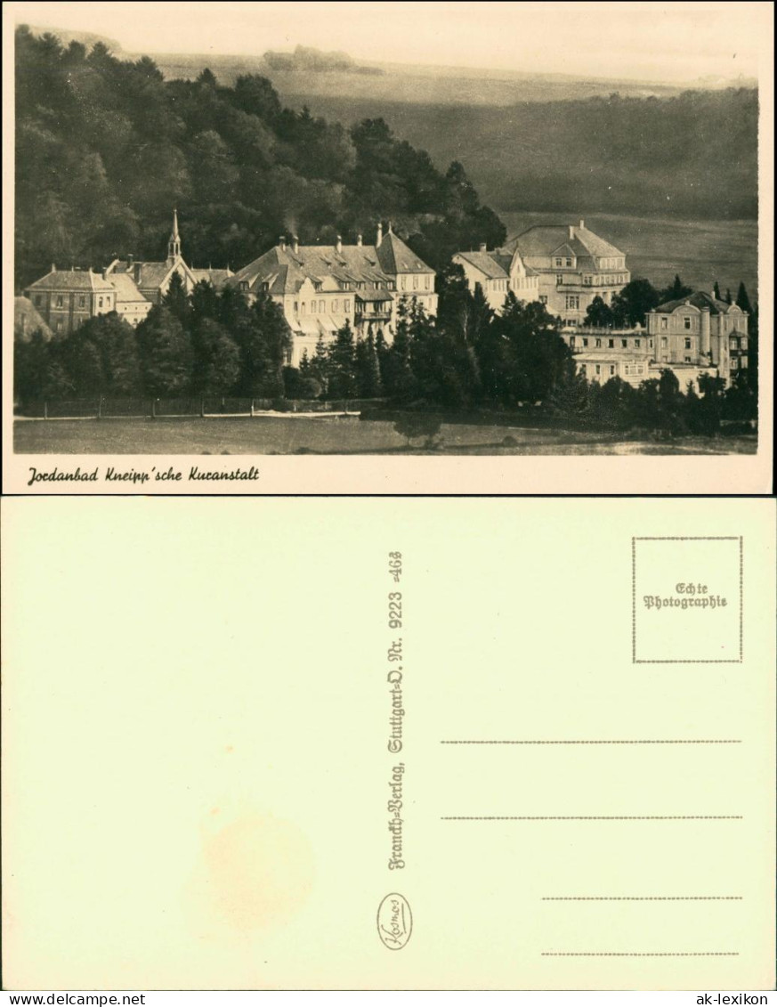 Ansichtskarte Biberach An Der Riß Jordanbad 1932 - Biberach