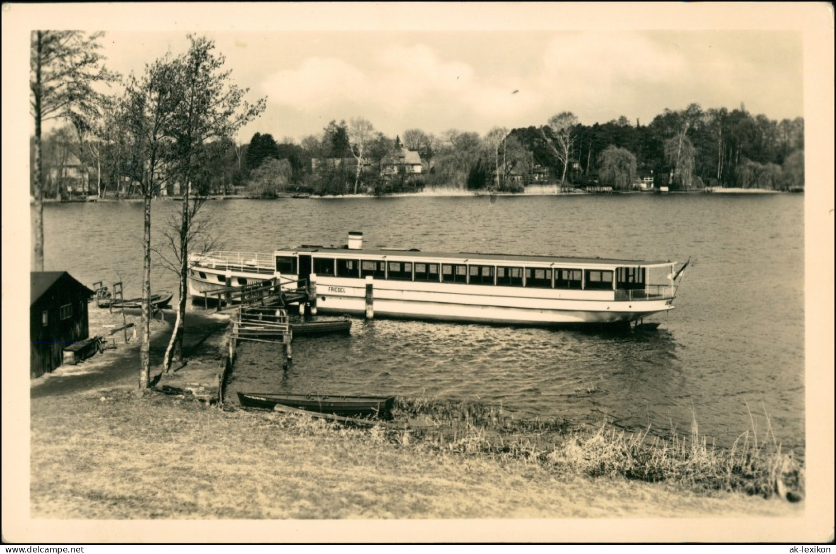 Senzig-Königs Wusterhausen Motorschiff Reederei Paulick - Stadt 1955 - Königs-Wusterhausen