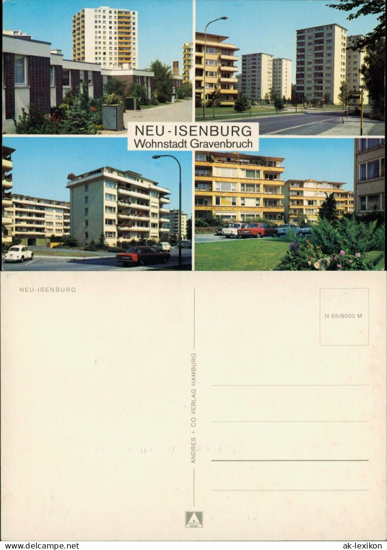 Ansichtskarte Gravenbruch-Neu-Isenburg MB: Hochhäuser 1972 - Neu-Isenburg