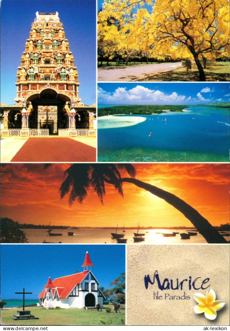 Mauritius Ile Maurice Lle Maurice Mauritius Paradis Multi-View Postcard 2008 - Mauricio