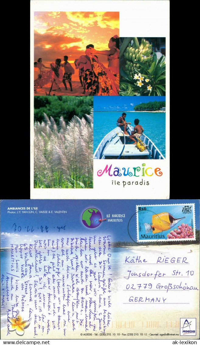 Mauritius Ile Maurice ILE MAURICE MAURITIUS Paradis AMBIANCES DE L'ILE 2002 - Mauricio