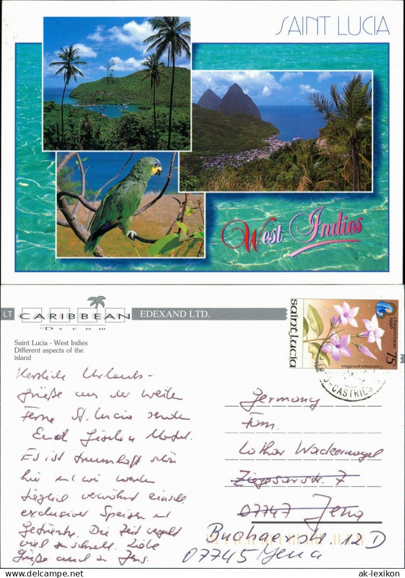 Saint Lucia (Karibik-Insel)   Karibik Insel West Indies Island Views 2000 - Santa Lucia